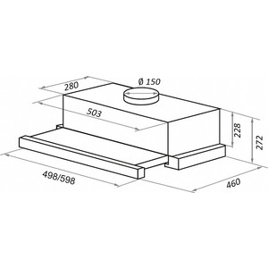 Вытяжка встраиваемая Maunfeld TS Touch 60 белый управление: сенсорное (1 мотор)