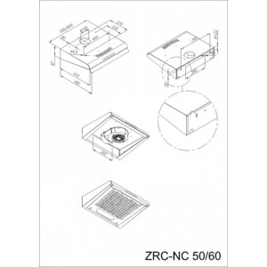 Вытяжка козырьковая Maunfeld MPA 60 черный управление: ползунковое (1 мотор)