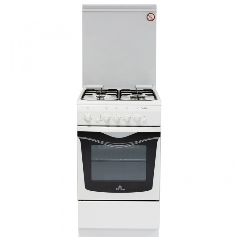 Плита Газовая De Luxe 506040.04г чр белый