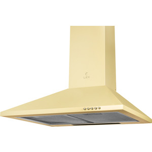 Вытяжка каминная Lex Basic 600 бежевый управление: кнопочное (1 мотор)