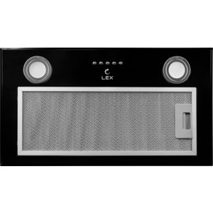 Вытяжка Lex GS Bloc P 600 черный управление: кнопочное (1 мотор)