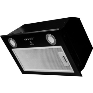 Вытяжка Lex GS Bloc P 600 черный управление: кнопочное (1 мотор)