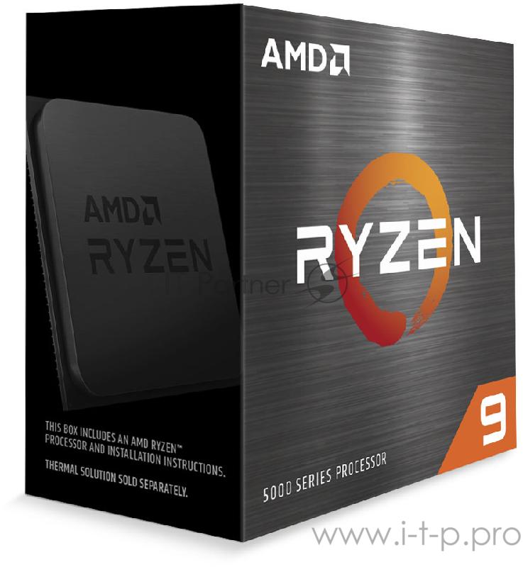 Процессор AMD Ryzen 9 5950X (Soc-AM4/3.4/4.9GHz/64Mb/105W/ (100-000000059WOF) w/o cooler