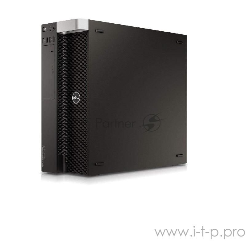 Рабочая станция Dell PRECISION T7920 PRECISION T7920 Dual Silver 4210 (2.2GHz, 10C), 32GB (4x8GB) DDR4, 512GB SSD, DVD–RW, no graphics, Keyboard, Mouse, Win10Pro, TPM, 3Y Basic NBD