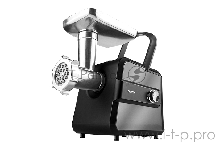Мясорубка Centek CT-1623 <2000 Bт> 2 кг/мин, реверс, стальной коннектор, 2 диска, 2 насадки