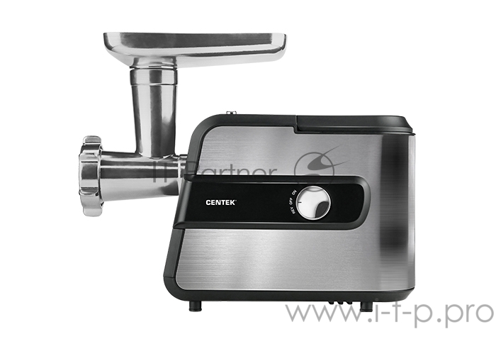 Мясорубка Centek CT-1623 <2000 Bт> 2 кг/мин, реверс, стальной коннектор, 2 диска, 2 насадки