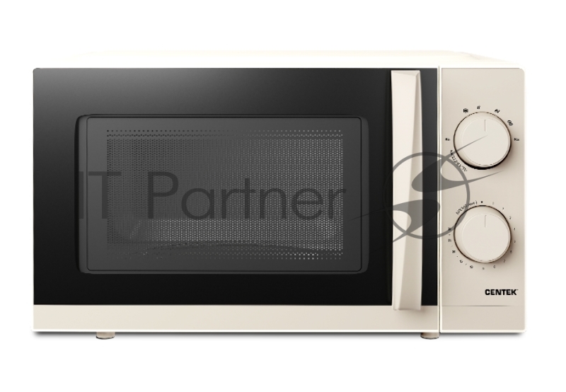 СВЧ Centek CT-1571 (Бежевый) 700W <20л> открывание дверцы ручкой, премиальная упаковка,таймер 30 мин