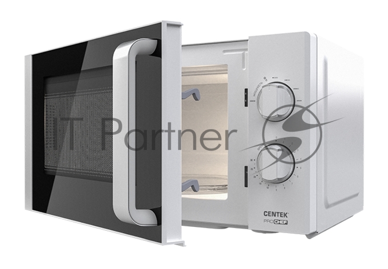 СВЧ Centek CT-1576 (белый) 700W, 20л, 6 режимов, диаметр тарелки 245 мм , таймер, подсветка