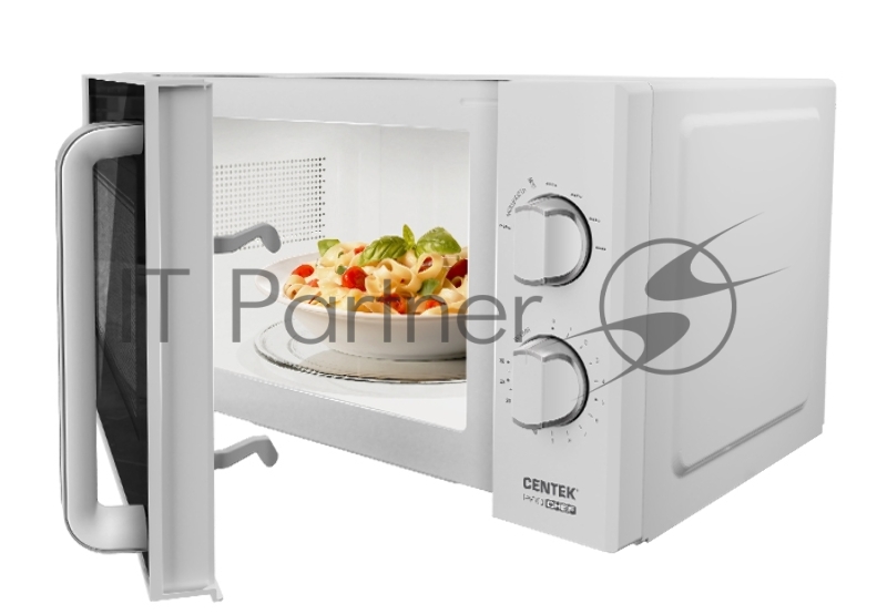 СВЧ Centek CT-1576 (белый) 700W, 20л, 6 режимов, диаметр тарелки 245 мм , таймер, подсветка