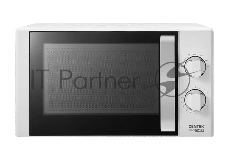 СВЧ Centek CT-1576 (белый) 700W, 20л, 6 режимов, диаметр тарелки 245 мм , таймер, подсветка