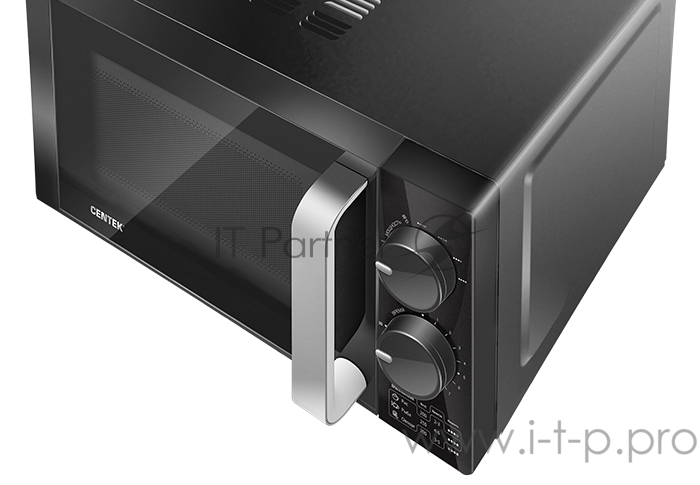 СВЧ Centek CT-1581 (черный) 700W, 20л, 6 режимов, диаметр тарелки 245 мм , таймер, подсветка