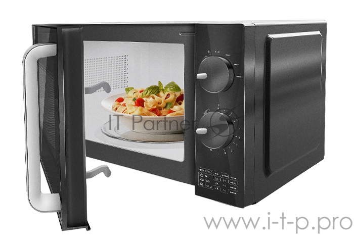 СВЧ Centek CT-1581 (черный) 700W, 20л, 6 режимов, диаметр тарелки 245 мм , таймер, подсветка
