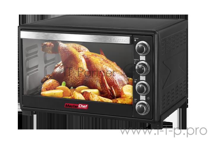 Жарочный шкаф Centek CT-1533-62 Convection (черн) <62л> 2200Вт, Конвекция, 4 режима, max 320°