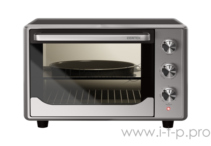 Жарочный шкаф Centek CT-1540 Convection (сталь) <50л> 2000Вт двойн стекло, внутр подсветка, max 320°