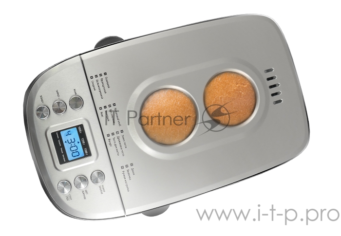 Хлебопечка Centek CT-1415 (черн) 1500 г БОЛЬШОЙ ОБЪЁМ, 860Вт, 15 программ, таймер, LCD, окошко