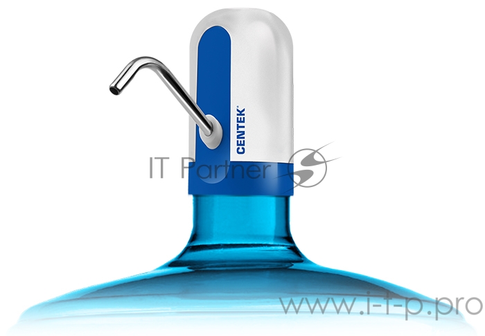 Помпа электрическая Centek CT-3000 White <1.2л/мин> 5Вт, 1 насос, Li 1200 мАч, USB зарядка, LED