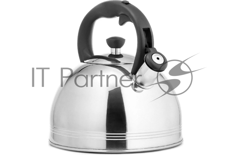 Чайник металлический LARA LR00-64, (матовый) 4 л, автоподъем крышки, индукционное капсулированное дно, нейлон.ручка