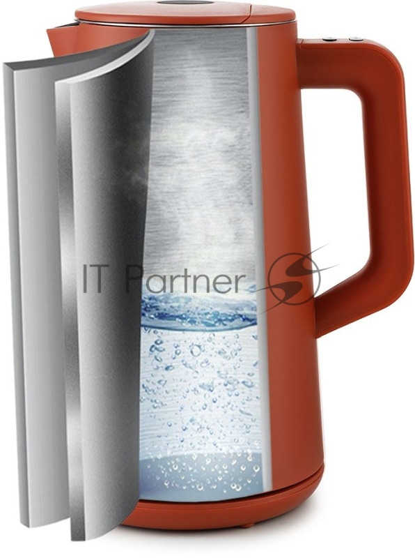 Чайник электрический Kitfort KT-6115-3 1.5л. 1800Вт красный (корпус: пластик)