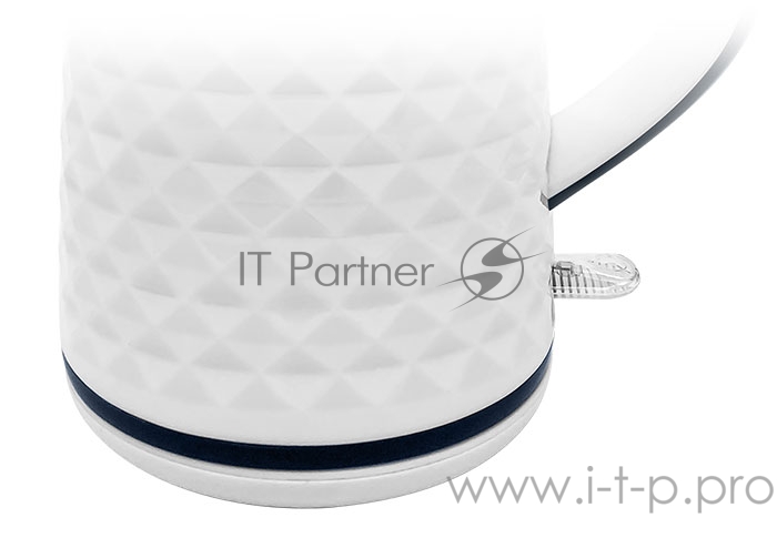 Чайник Centek CT-0025 (White) металл 1.8л, 1800W, двойные стенки, кнопка вкл. на ручке