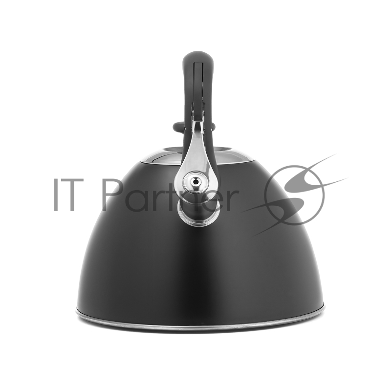 Чайник LARA LR00-74 (Черный матовый) 3.0л индукц. капс. дно, свисток с кноп. механизмом