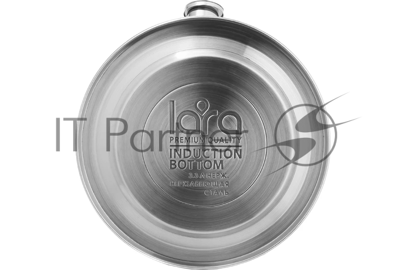 Чайник LARA LR00-75 (Зеркальный) 3.3л индукц. капс. дно, свисток с кноп. механизмом