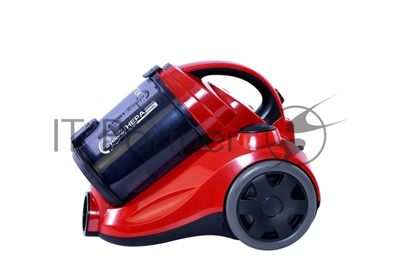 CENTEK СТ-2530 красный/черный Пылесос Centek CT-2530 (красн/черн) мультициклон 2300/400Вт, стакан 2 л , телескоп металл. трубка