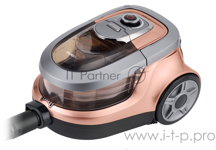 Пылесос Centek CT-2537 (бронз/сер) циклон 2200/450Вт, 2 HEPA фильтра, регулятор мощности
