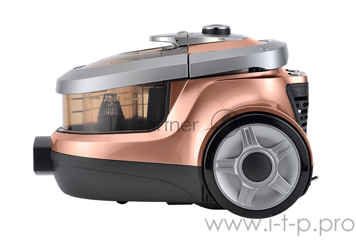 Пылесос Centek CT-2537 (бронз/сер) циклон 2200/450Вт, 2 HEPA фильтра, регулятор мощности