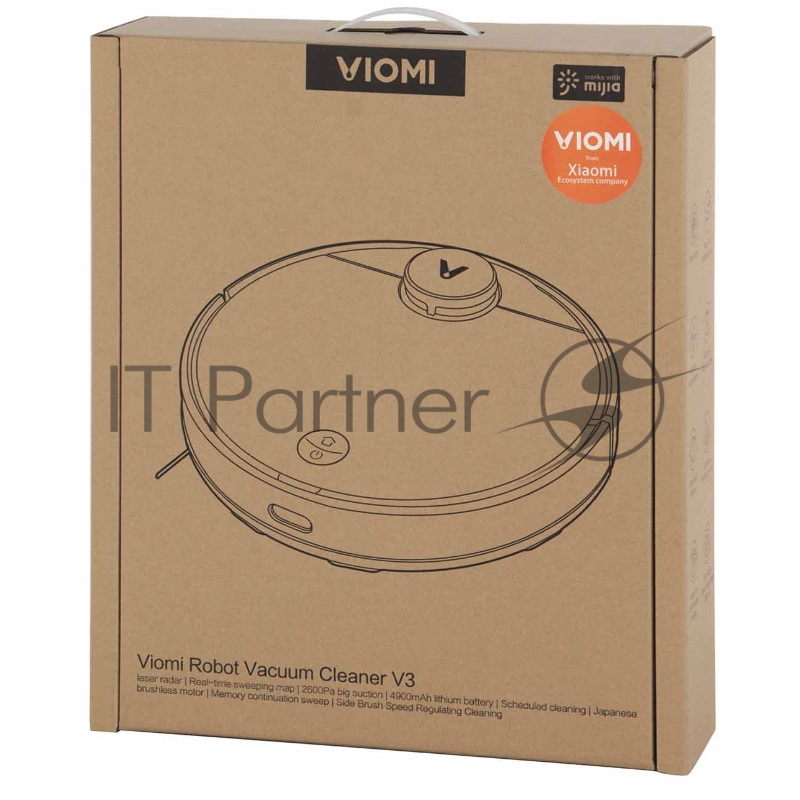 Робот-пылесос Xiaomi Viomi Vacuum Cleaning Robot V3 black (V-RVCLM26B)