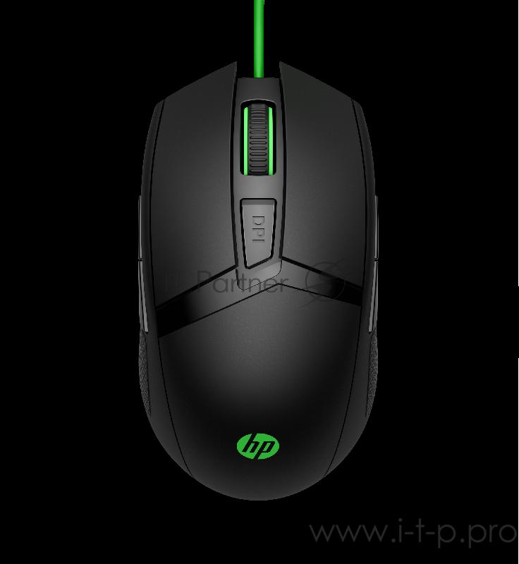 Мышь HP 300 PAV Gaming GRNCable Mouse