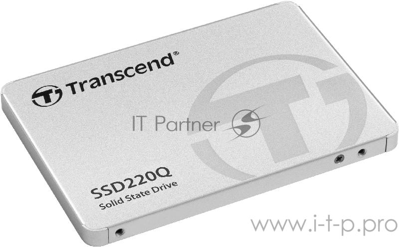 Твердотельный накопитель Transcend SSD220Q SSD 1TB, QLC, 2,5, SATAIII, R550/W500, TBW 200