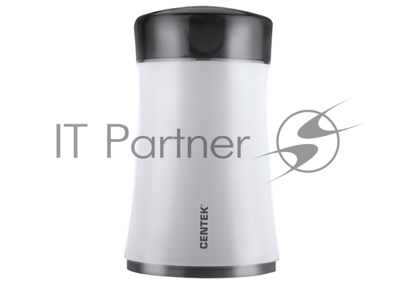 Кофемолка Centek CT-1350 White <75г> специи, орехи, кофе, система защитной блокировки, пластик