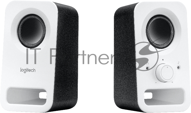 Акустическая система стерео Logitech Z150, 2x1.5Вт, бело-черный
