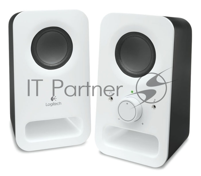 Акустическая система стерео Logitech Z150, 2x1.5Вт, бело-черный