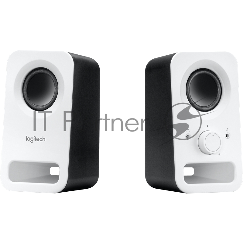 Акустическая система стерео Logitech Z150, 2x1.5Вт, бело-черный