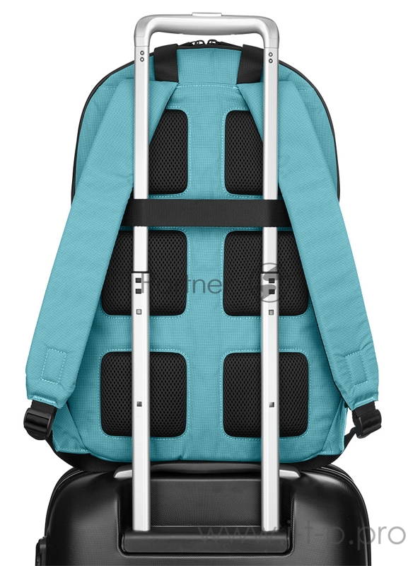 Рюкзак Moleskine METRO (ET20SMTBKB35) 31x47x13см полиамид голубой