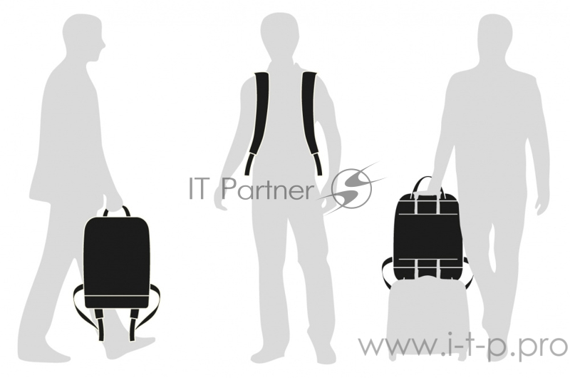 Рюкзак Moleskine METRO (ET82MTBKBK) 31x47x13см полиамид черный