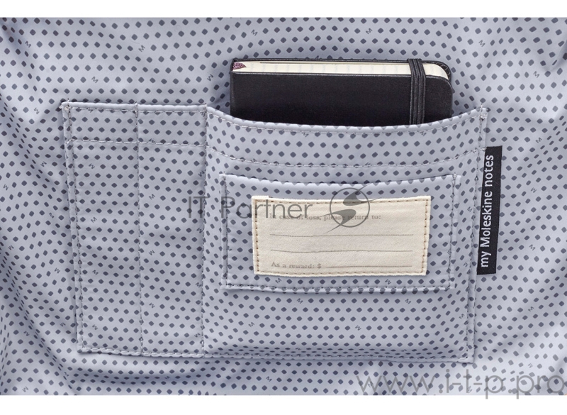 Рюкзак Moleskine CLASSIC SMALL (ET86BKSBK) 27x36x9см эко-кожа черный