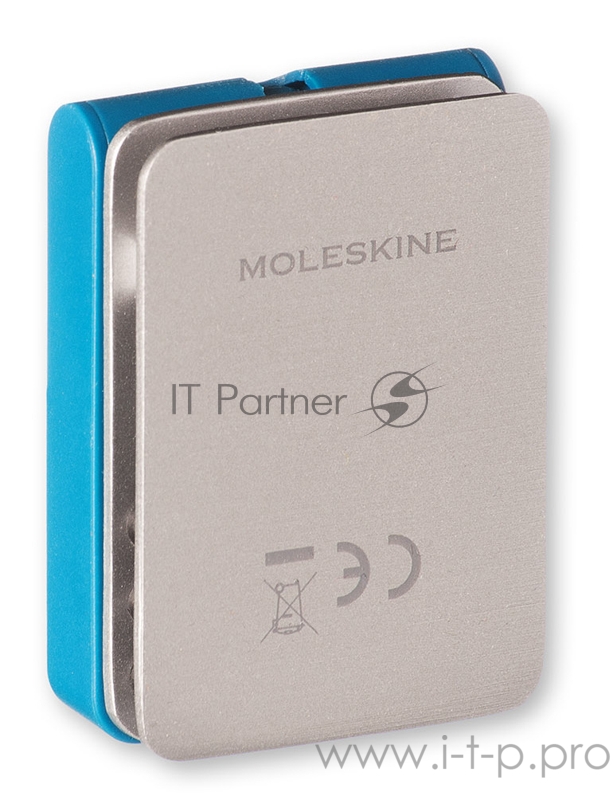 Фонарик для путешествий Moleskine Journey Travel светодиодный голубой