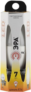 ЭРА Светодиодные лампы ЭРА Б0027942 Светодиодная лампа свеча F-LED B35-7w-827-E14