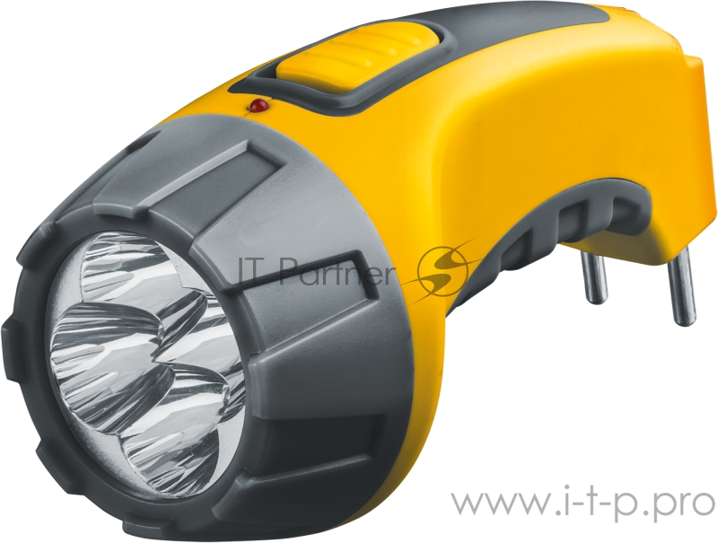 Фонарь NAVIGATOR 94 951 NPT-CP03-ACCU Пласт. 4LED, прям. зар-ка, акк.4В, 500мАч.