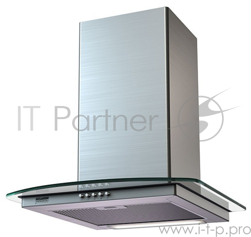 Вытяжка каминная Krona Jasmin 500 нержавеющая сталь управление: кнопочное (1 мотор)