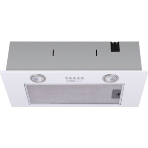 ВЫТЯЖКА HOMSair Camelia Power 60 White ВЫТЯЖКА HOMSair Camelia Power 60 White/ полновстраиваемая, кнопочное управление, 3 скорости, 580 м3/ч, до 30 м2, 52 дБ, светодиодное LED-освещение, угольный фильтр CF02X 1 шт., ШхВхД: 650х172х260 мм, белый цвет