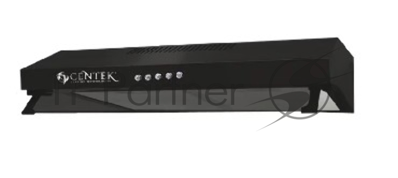 Вытяжка Centek CT-1800-50 BLACK (черн) ширина 50 см, 350 м3/час, 200 Вт, 3 скорости, диаметр 120мм