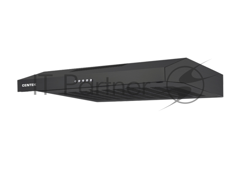 Вытяжка Centek CT-1801-50 Black <козырьковая> ширина 50 см, 350 м3/час (120 Вт), 3 скорости, LED