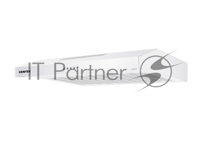 Вытяжка Centek CT-1801-60 White <козырьковая> ширина 60 см, 350 м3/час (120 Вт), 3 скорости, LED