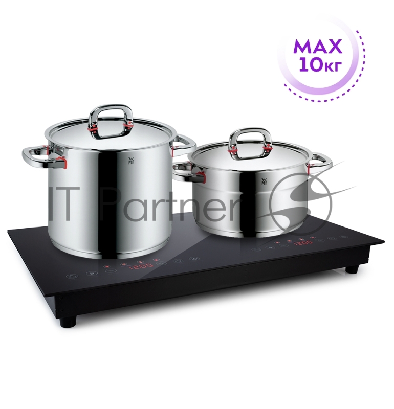 Плита Электрическая Kitfort КТ-124 черный (настольная)