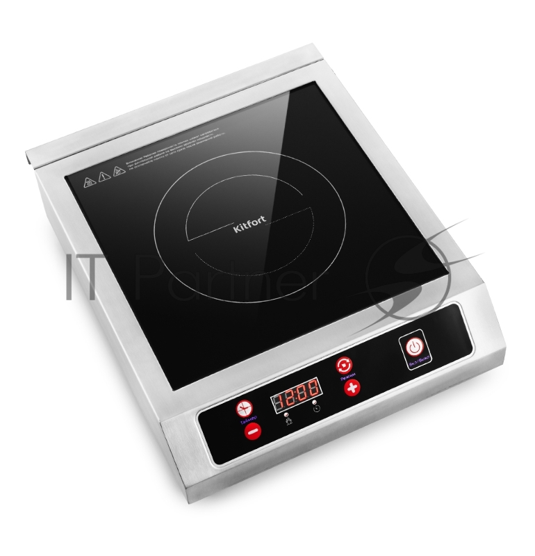Плита Электрическая Kitfort КТ-123 черный (настольная)