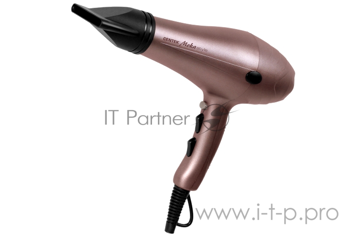 Фен Centek CT-2239 <Moka> 2200Вт, 2 скорости, 3 режима, холодный обдув, концентратор