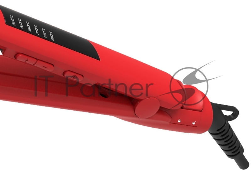 Выпрямитель Centek CT-2031 RED 60Вт, плав. пластины 120x44 мм, LED, ультратонкий диз, авто выключен.